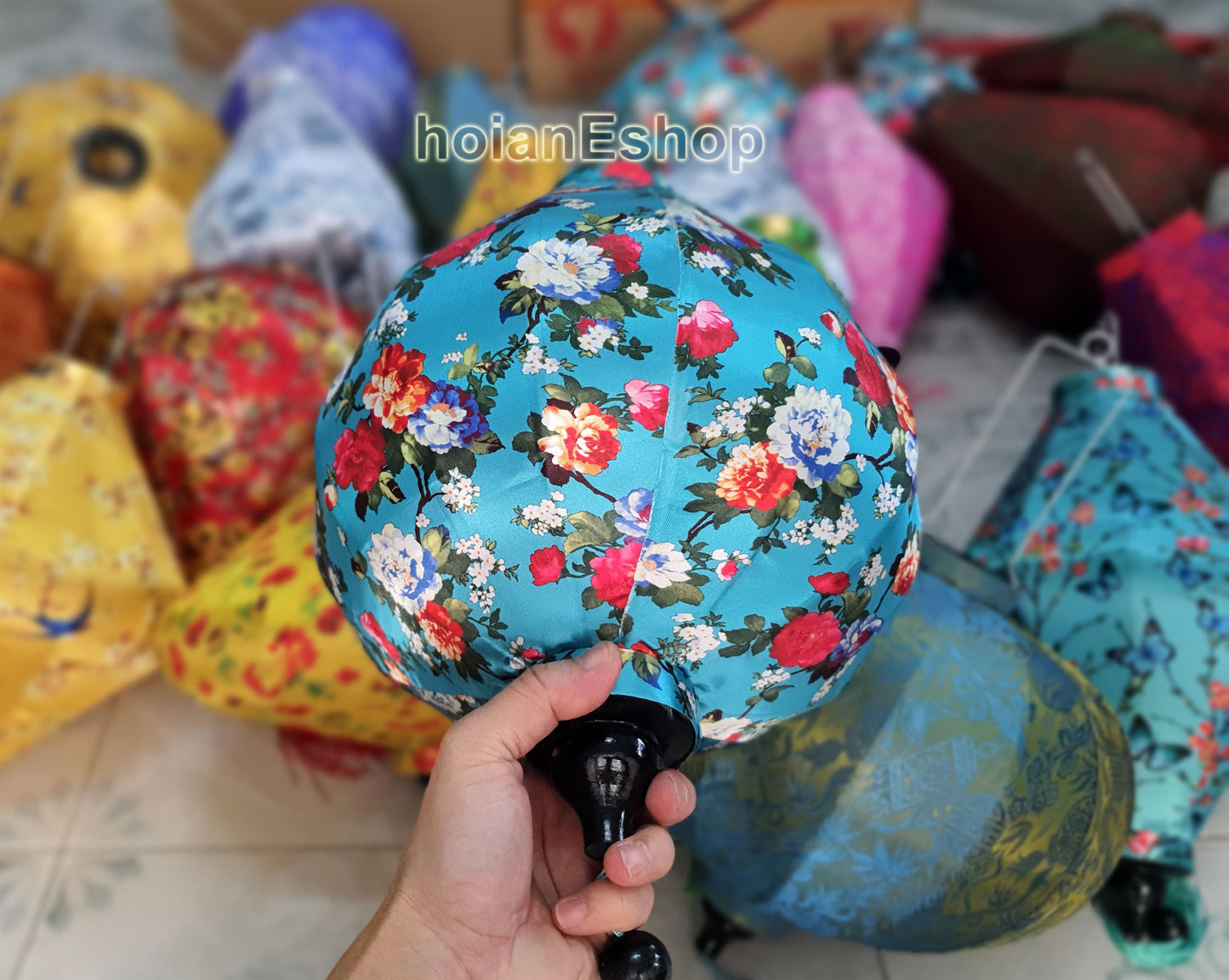 Set 30 pcs Flower Silk Lanterns 45cm for Restaurant Decorations Spa Lobby Decoration Wedding Tent Decorations