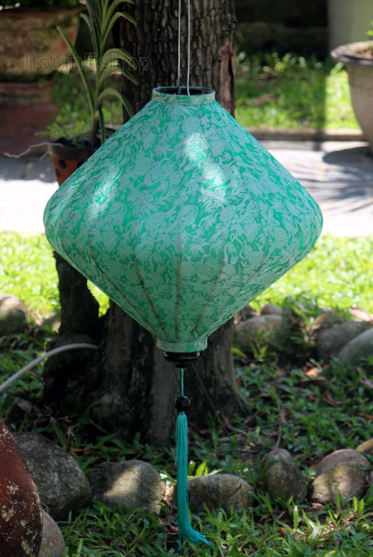 2 x Vietnamese bamboo big silk lanterns 26'' for wedding decor-lantern for garden party decor, spa decor, lantern for swiming decor 66cm