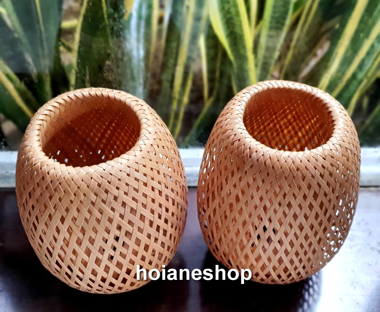 2 pcs Bamboo Lamp shade 20cm for Garden decoration home decoration interior decoration