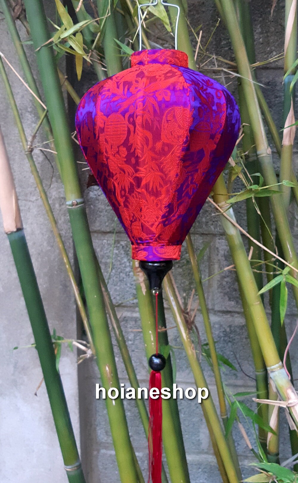 Set of 4 vietnamese hoi an silk lanterns for wedding party decoration, garden decoration, events decoration