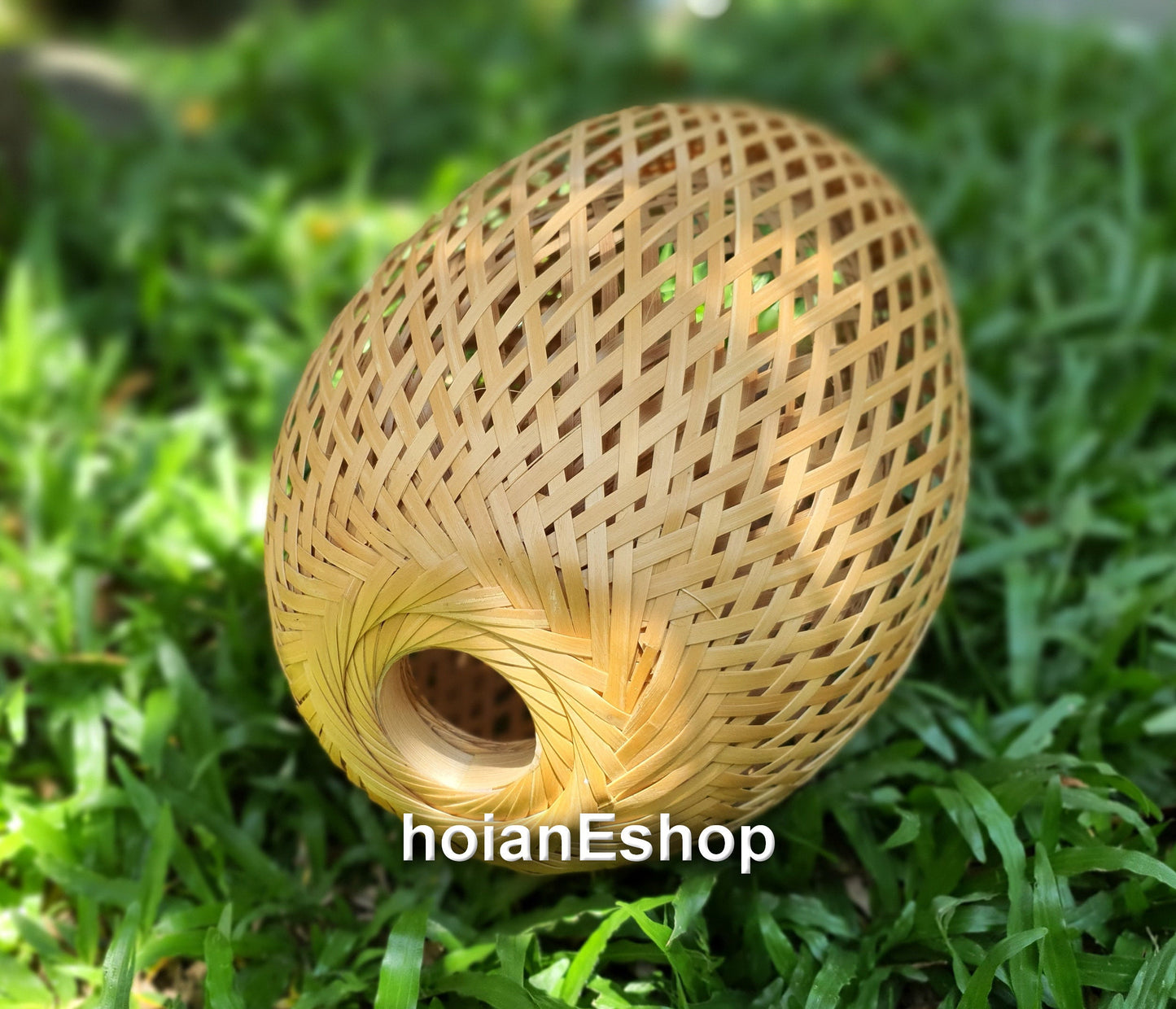 Bamboo Lamp (37cm), Ceiling light, Rattan Lamp for Ceiling hanging Living room, Kitchen Decoration, Bedroom decoration