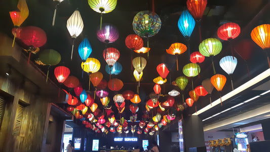 Set 20 pcs of 55cm Ceiling Lanterns For Cinema Lobby Décor Reataurant Decor Spa Lobby Decor Wedding Tent Deor