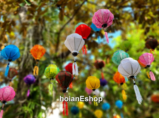 Set of 16 pcs mini string lanterns 10cm for Christmas tree decoration- Wedding decor, wedding gifts,bedroom decor,room decor,christmas gift