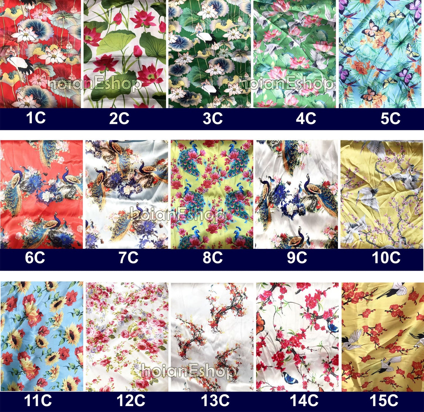 Set 16 pcs flowers silk lanterns 40cm for outside wedding party decorative - Vietnam lanterns for Restaurant decor Porch decor