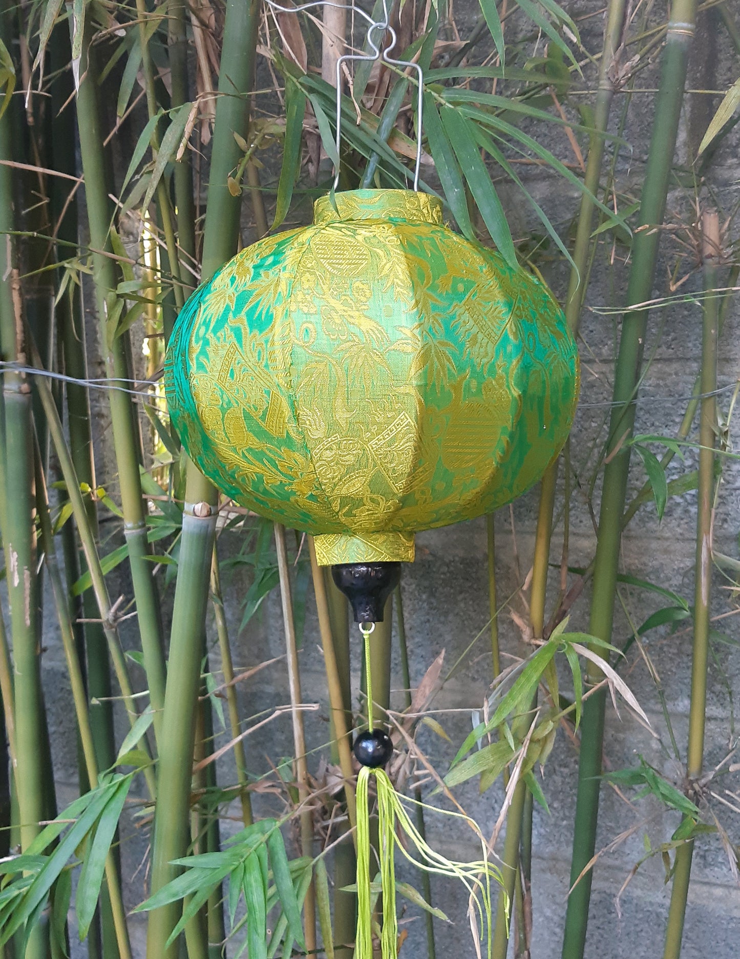 Set of 2 pcs vietnam bamboo silk lanterns for wedding decor-ceiling lantern-Art ceiling lamp-Home art decor-Garden decor-Wedding decor