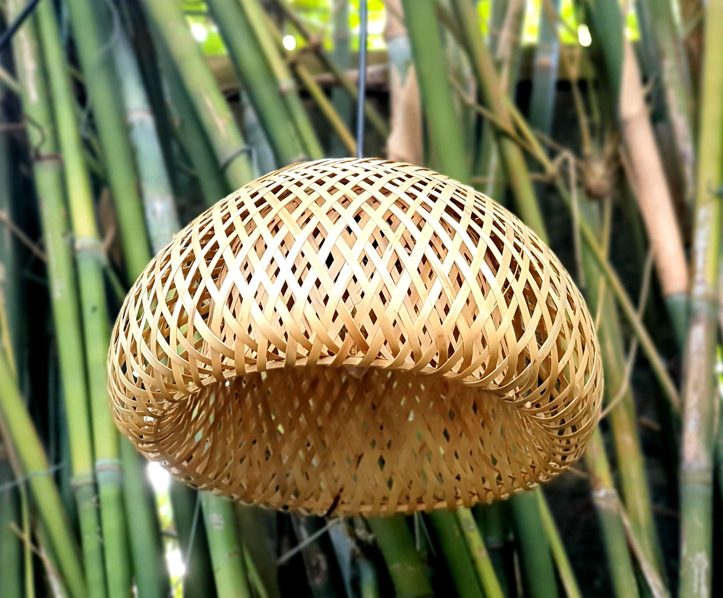 Bamboo Lamps Bamboo Ceiling Light For Living Room Decor Kitchen Decor Bedroom Decor Bamboo Pendant Light Pendant Lamps Bamboo Lampshade