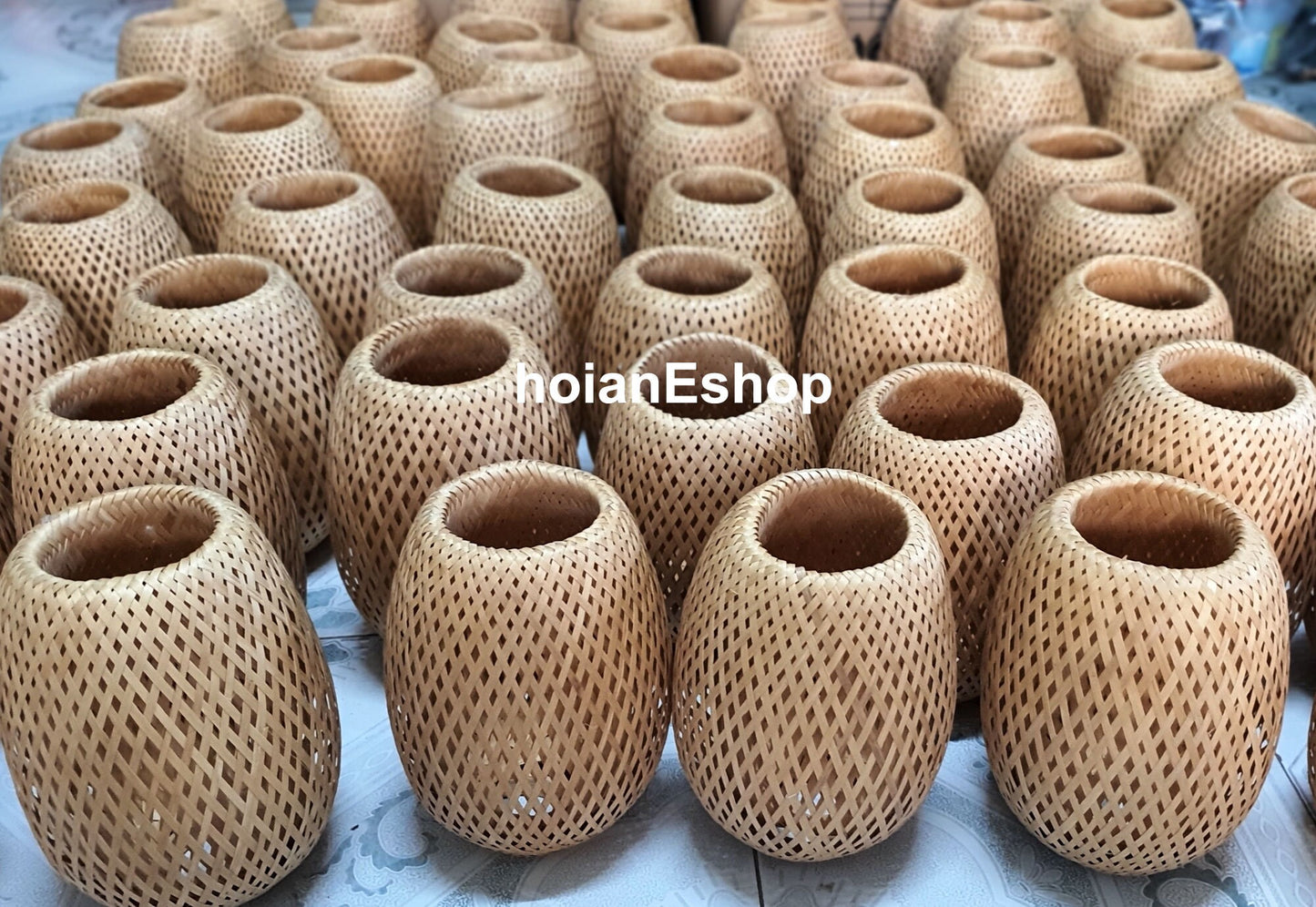 2 pcs Bamboo Lamp shade 20cm for Garden decoration home decoration interior decoration