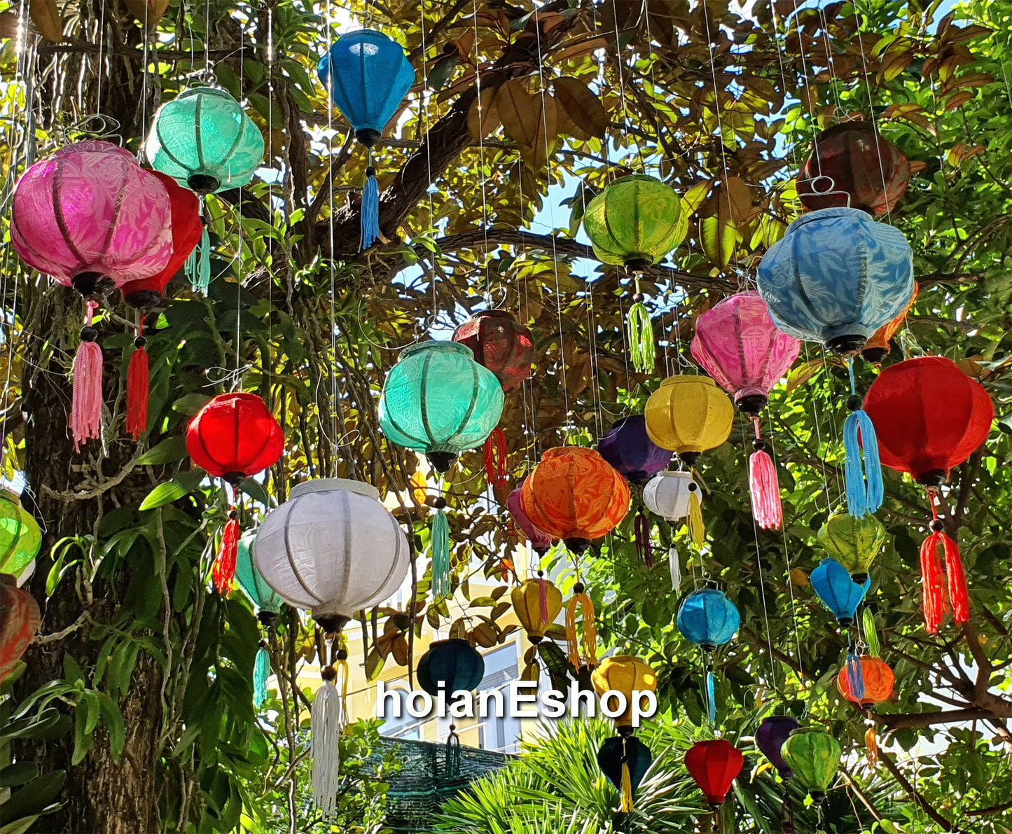 Set of 20 string silk lanterns for wedding decor, wedding gifts, christmas gift, gift for baby girl, birthday gifts