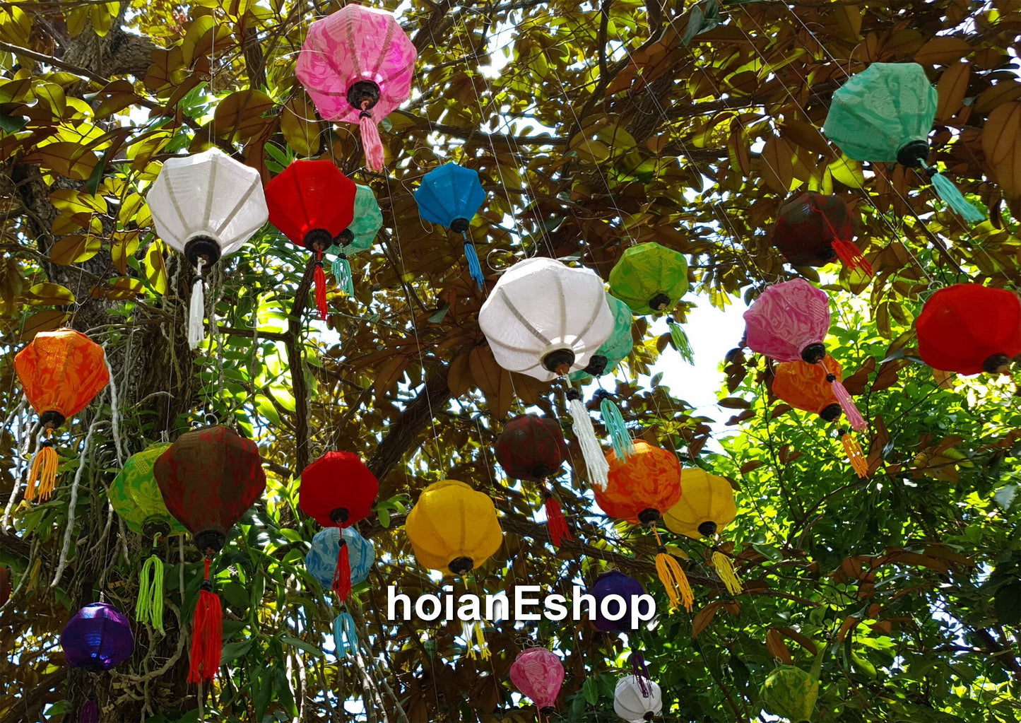Set 100 pcs Mini Silk Lanterns 10cm for Moon festival, Mid-autumn festival lanterns, Mini lanterns decorate the outdoor garden