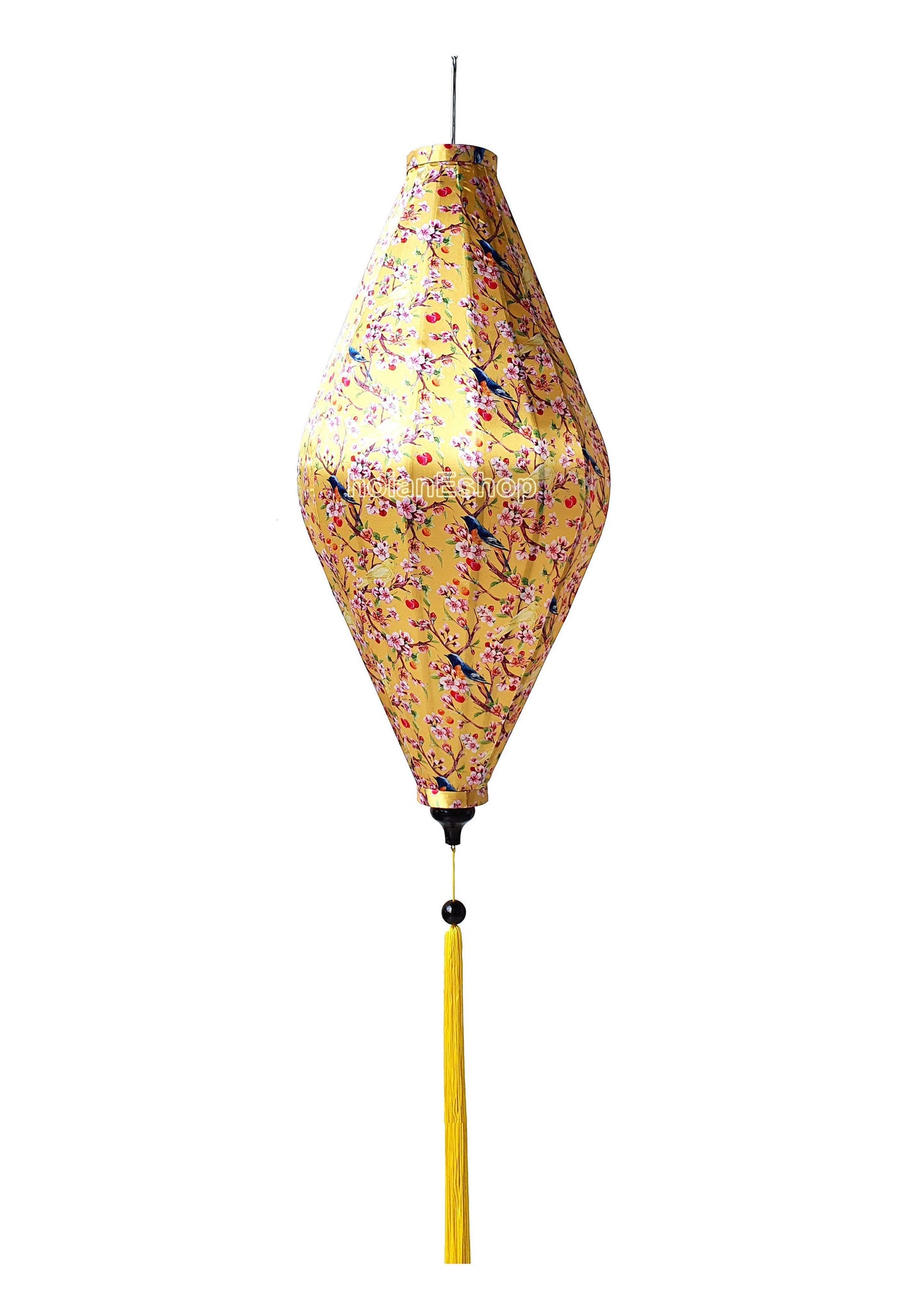 2 Vietnamese Hoi An Silk Lanterns for Wedding Party Decoration - Big lanterns for Restaurant decor - Large lanterns for Ceiling Decoration