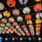 Set 50 Vietnamese Silk Lanterns with mixed of Size, mix of Shapes and Colors for Events Decoration - Wedding Planer Decorative