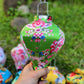 Set 8  Vietnamese Hoi An Silk Lanterns 22cm for Home Decor Restaurant Decor Wedding Decor