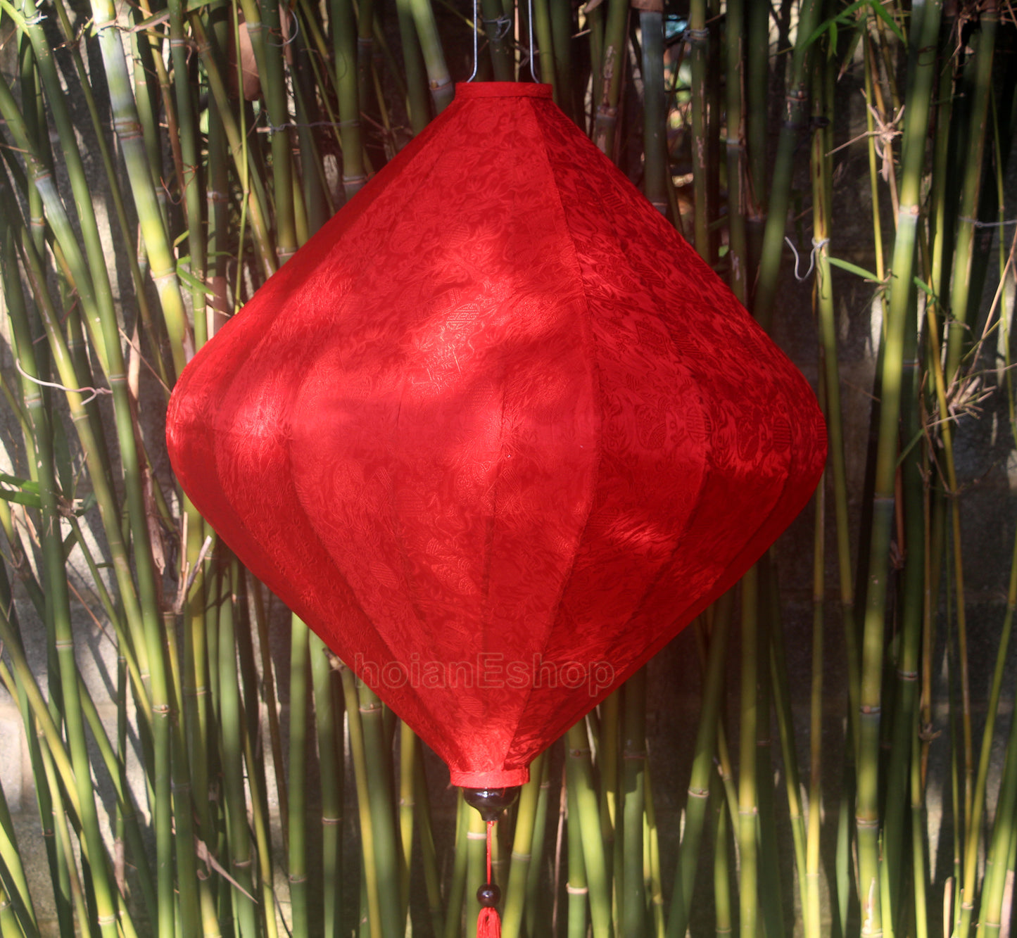 Vietnamese silk lantern 40''(100cm) for wedding events decoration - Hoi An big silk lanterns