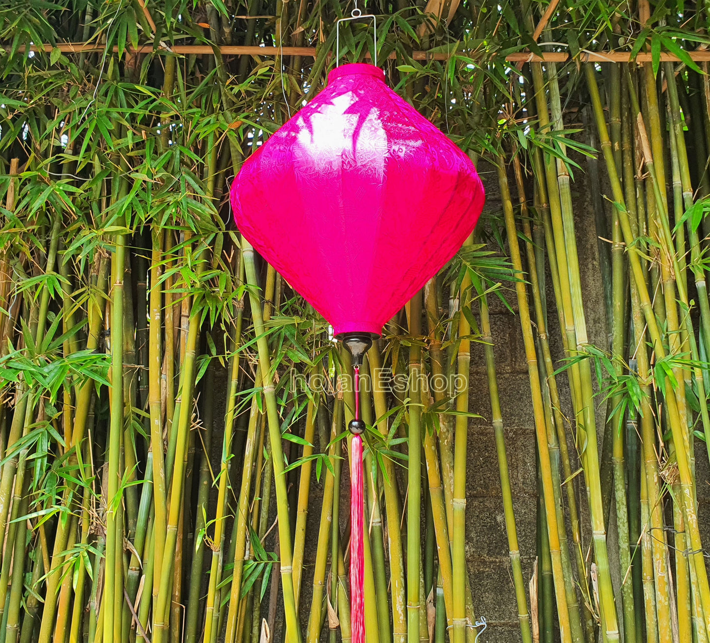 Pink Silk Lantern for Wedding Party Decorations, Restaurant decor Garden decor - Size 26'' (66cm)