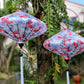 UFO Silk Lanterns - Large 26'' Size: Set 2 pcs lanterns - Create a Warm Ambiance for Home decor