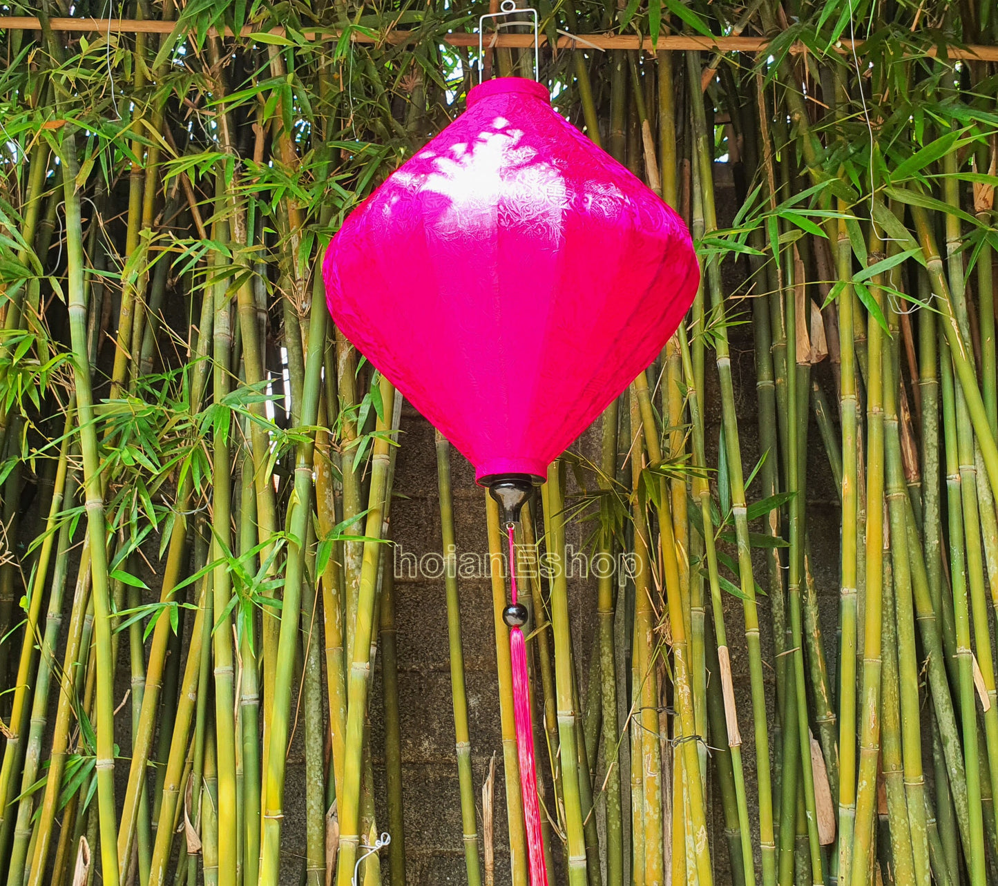 Pink Silk Lantern for Wedding Party Decorations, Restaurant decor Garden decor - Size 26'' (66cm)