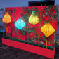 Set 4 Big Silk Lanterns for Wedding Events Decoration - 66cm Vietnamese Silk Lanterns for Wedding Decor - Outdoor Party Garden Decorations