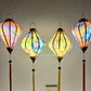 Set 4 Hoi An Bamboo Silk Lanterns 35cm - Christmas lanterns - Lanterns for Wedding - Lanterns for Restaurants - Personalization lanterns