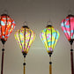 Set 4 Hoi An Silk Lanterns 35cm - Mix shape and color - Personalization lanterns - Restaurant lanterns - Wedding Party Decorations