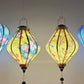 Vietnamese Hoi An silk lanterns 35cm for Christmas decor - Personalization lanterns - Wedding lanterns - Garden lanterns - Set of 4 PCS