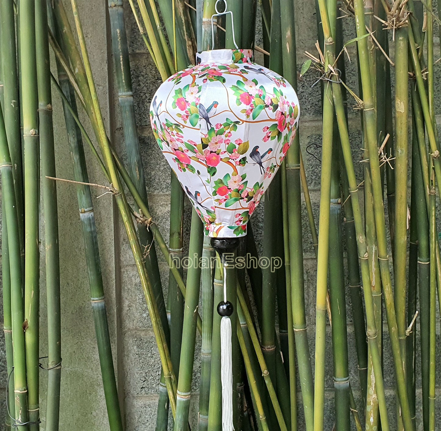 2 pcs of Waterproof Bamboo 3D Flower Silk Lanterns-35cm-Ceiling lantern-Silk lantern-Wedding lantern-Garden lantern-Lantern for party