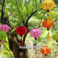 Set of 16 pcs mini Hoi an silk lanterns 10cm for wedding decorations, wedding gifts, bedroom decor, room decor,christmas gift, gifts for mom