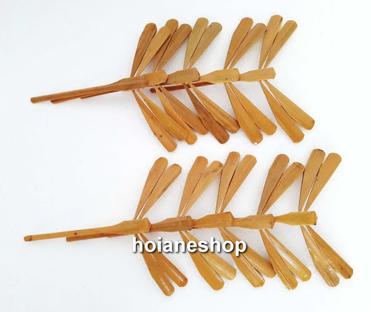 Set 50 pcs Self Balancing Bamboo Dragonfly Decoration 4.7''  for Wedding Decor- no color only varnish -wedding gifts, gifts for baby