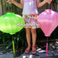 2 pcs Hoi An silk lanterns 22'' (55cm) for outdoor events decorating