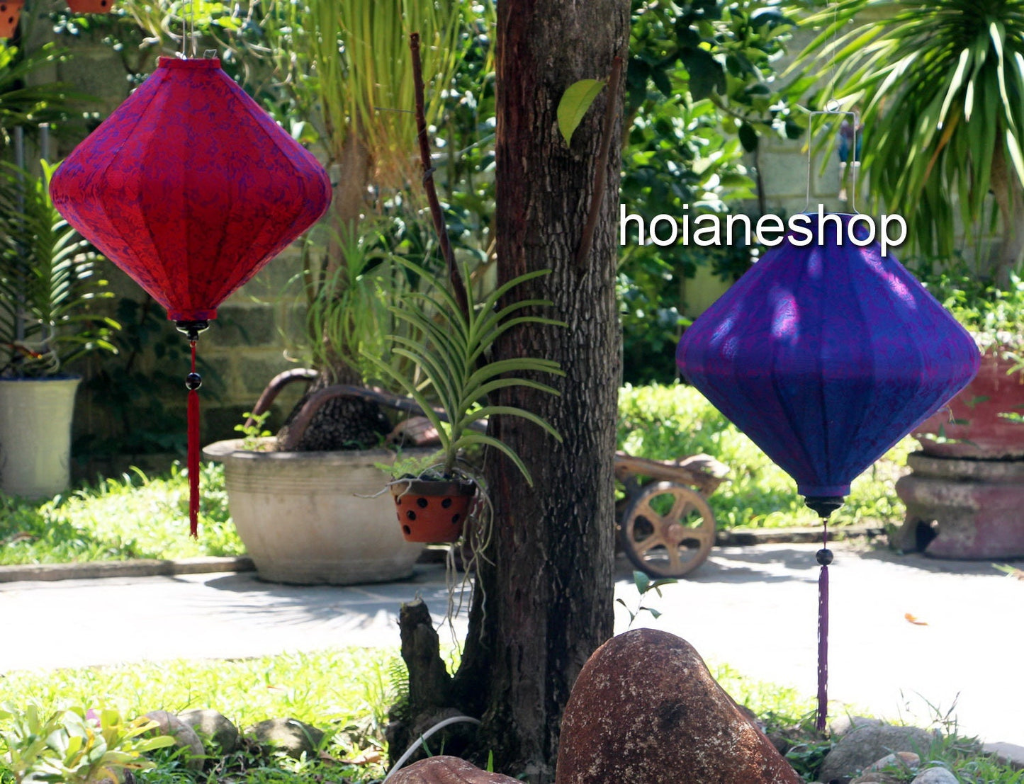 4 pcs Hoi An silk lanterns 26'', big lanterns for events decor,lantern for garden, lantern for wedding, lantern for party 66cm