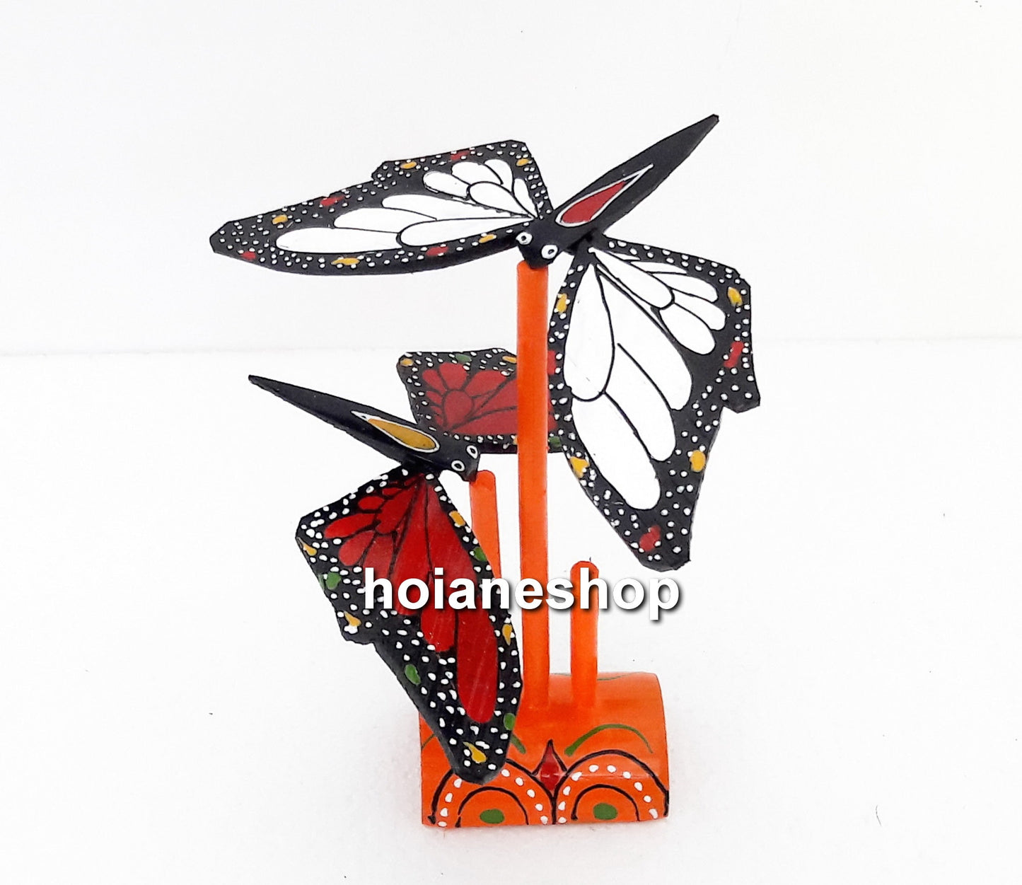 Lot of 50 pcs Bamboo butterfly - Hand painted with many colors - Gift for children, wedding gifts, gifts for mom, gifts for baby