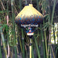 Lot of 20 pcs Hoi An silk lanterns 40cm with flower printing on fabric - silk lanterns for wedding decoration