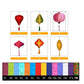 Set of 16 Vietnam silk lantern 35cm for Wedding party decorations - Outdoor garden lanterns