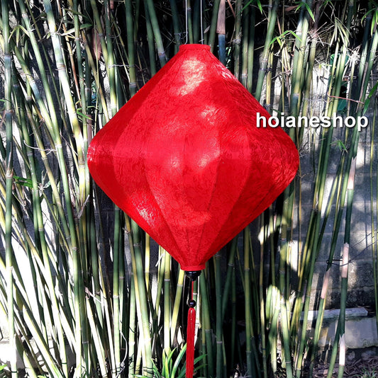 Vietnamese silk lantern 40''(100cm) for wedding events decoration - Hoi An big silk lanterns