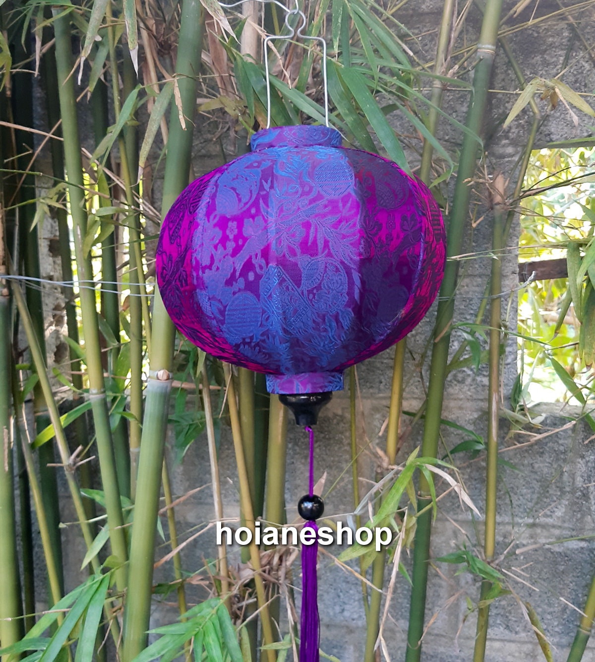 Set 16 pcs hoi an silk lanterns 35cm for garden decor - wedding lanterns with flowers, wedding lanterns in bulk- silk lanterns for wholesale