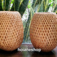 2 pcs Bamboo Lamp shade 20cm for Garden decoration home decoration interior decoration