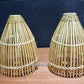 Set of 2 pcs handmade bamboo lamp (10 inches) for ceiling hanging, garden decoration, balcony decoration