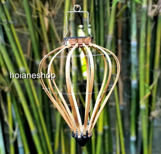 Set 2 pcs of 35cm bamboo frame for Hoi An silk lanterns. Home decorating. Garden decorating