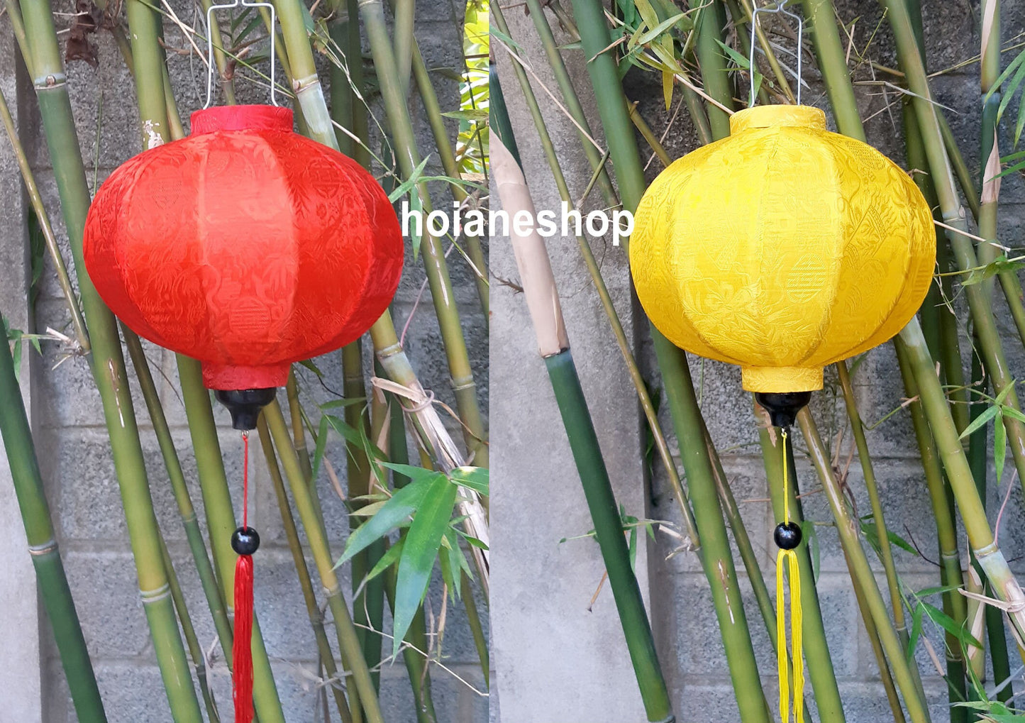 Set of 2 pcs Hoi An silk lantern for wedding decor - ceiling lantern for living room - lantern for wedding - lantern for party decor