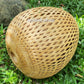 Handmade Round bamboo lamp shade 26cm for Garden decoration, desk decoration, interior decoration