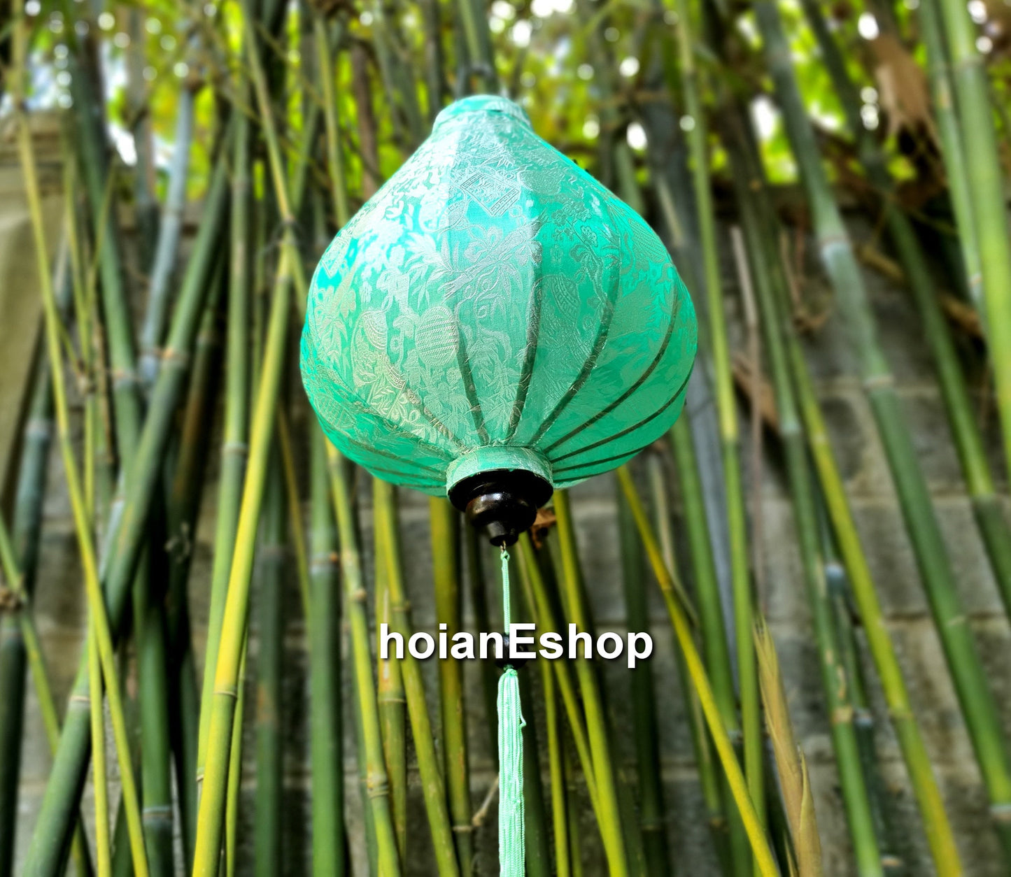 Vietnamese lanterns 45cm for wedding decor - Set of 6 pcs - Bamboo lanterns for Garden decor Porch decor Events decoration Christmas