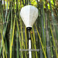 Set 4 pcs of Vietnamese Hoi An bamboo lanterns for Wedding party decoration - Ivory white lanterns for wedding.