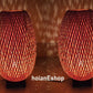 Set 2 pcs of 40cm Bamboo Table Lamp Bedside Lamp 16' For Bedroom Living Room Desk Decoration Interior Decoration