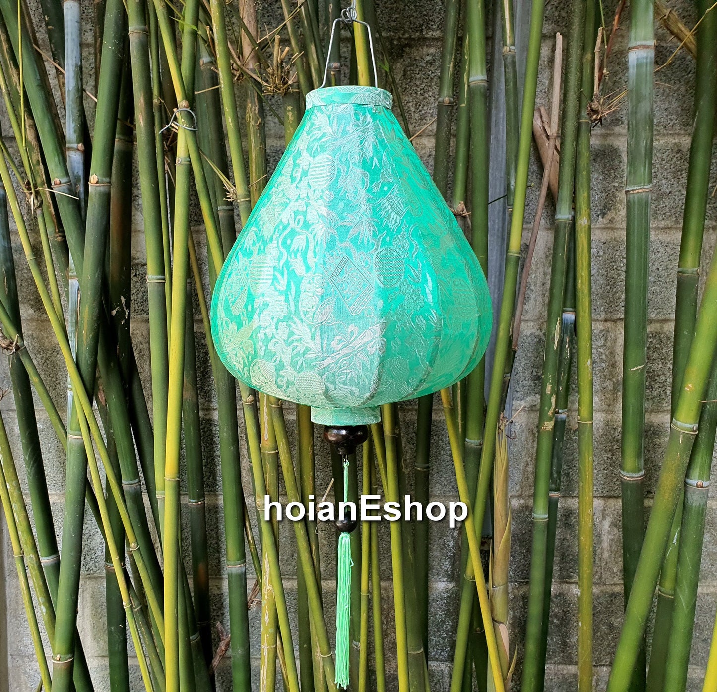 Set 2 pcs of 45cm Hoi An silk lanterns for hotel decor, restaurant decor, cafe shop decor, home decor, interior decor, wedding gifts