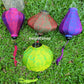 Set 4 pcs Vietnam silk lanterns 35cm for wedding party decoration, garden decoration