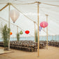 Set of 2 Hoi An garlic silk lanterns (90cm) for wedding party decoration, Big lanterns for events decor, wedding tent decor, ceiling light