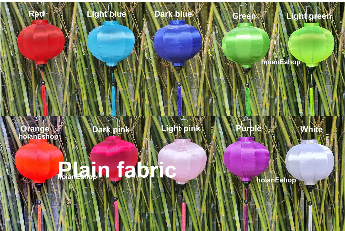 Set 50 Waterproof Silk Lanterns 35 cm For Outdoor Party Decoration - Wedding Party Decoration - Silk Lanterns for Outdoor Hanging