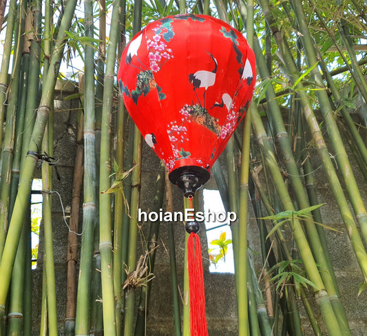 Vietnam silk lanterns - 3D printed fabric with flowers - Lanterns for wedding - lanterns for wedding decor - lantern for garden decor