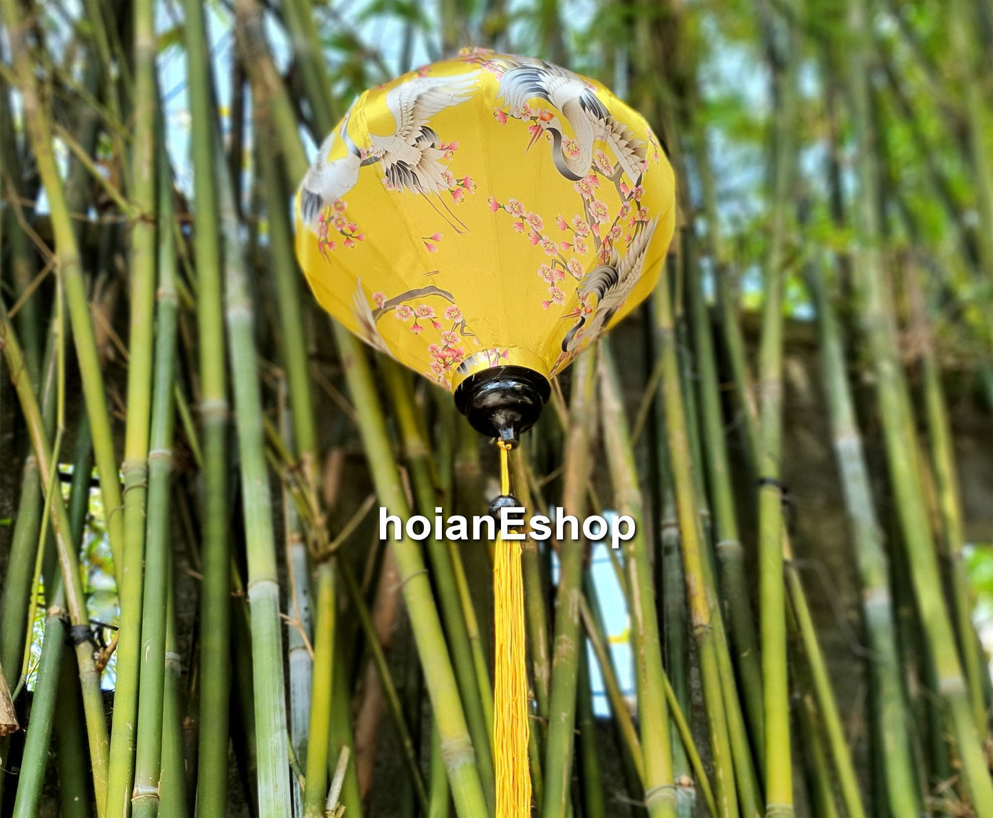 Vietnam bamboo silk lanterns - 3D printed fabric with flowers - Lanterns for wedding - lamp for garden decor - lanterns centerpieces