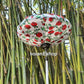 Hoi An silk lanterns - 3D printed fabric with flowers - silk lanterns for outdoor - lanterns for garden decor- spa décor for living room