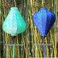 Set 2 pcs 45cm Vietnamese Hoi An silk lanterns Vietnam silk lanterns bamboo silk lanterns Hoi An lantern, vietnamese wedding decor party tea